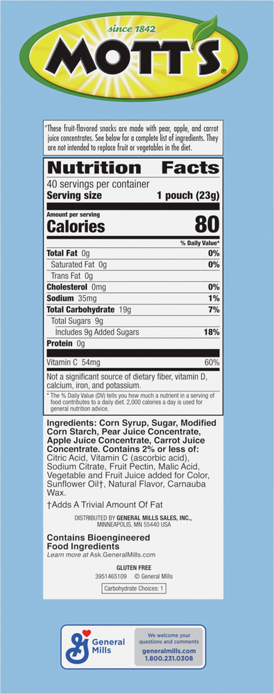 Mott's Fruit Snack