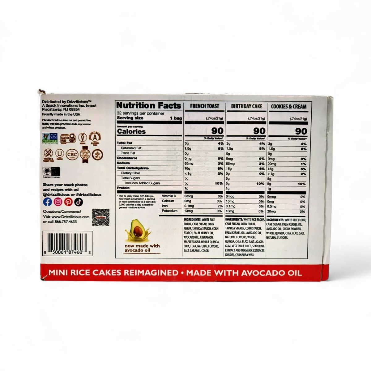 Drizzilicious Rice Cakes